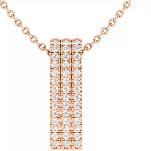 Women pendant 3dm stl render detail