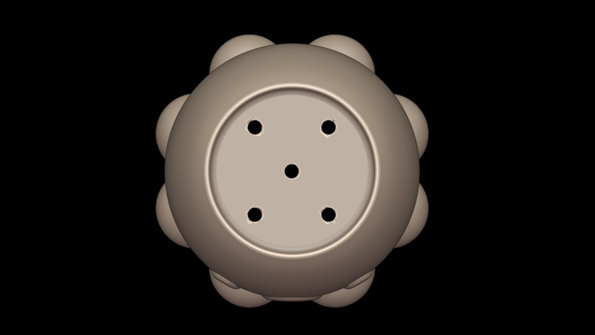 Octopus Pot Plant Planter House decor 3D print 3D print model_12