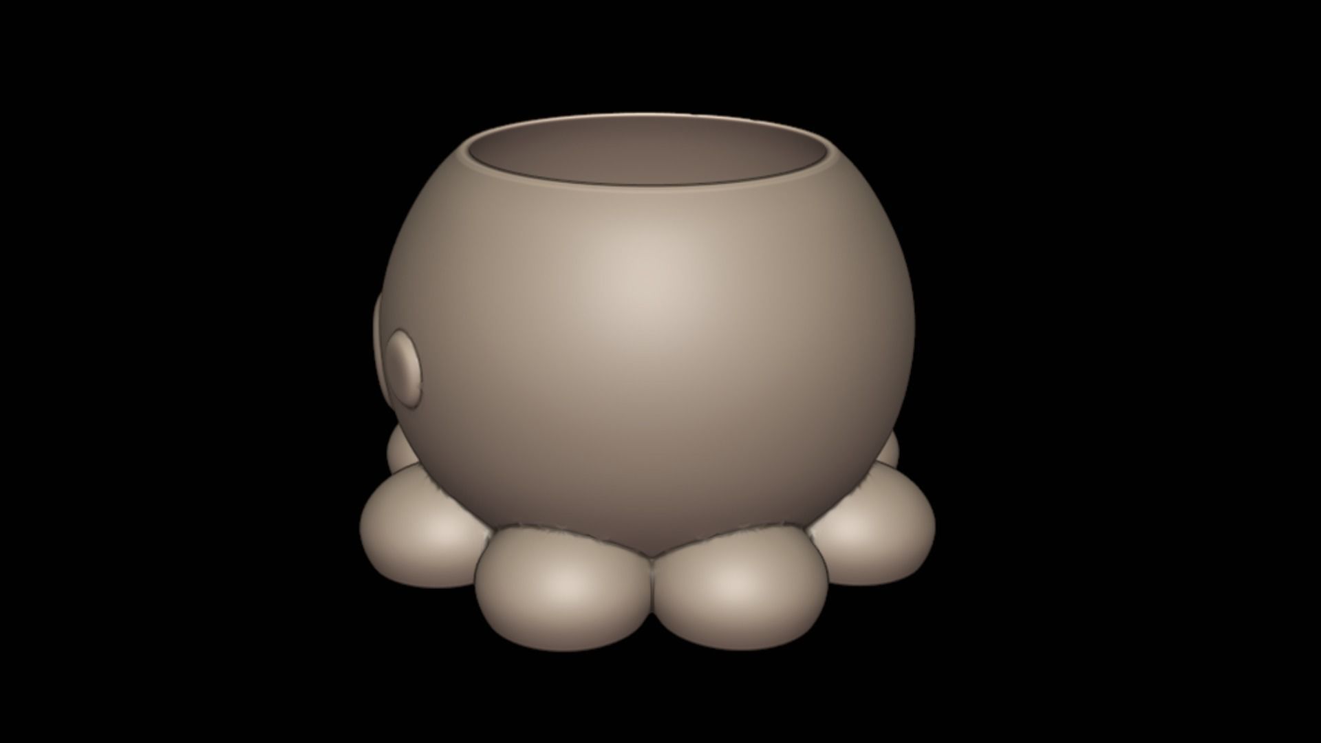 Octopus Pot Plant Planter House decor 3D print 3D print model_13