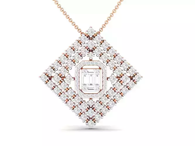 Women square pendant 3dm stl render detail 3D print model Women square pendant 3dm stl render detail 3D print model
