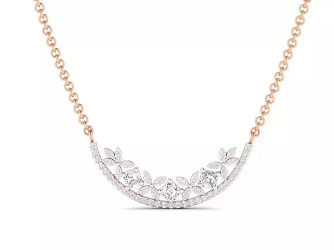 Women necklace pendant 3dm stl render detail 3D print model