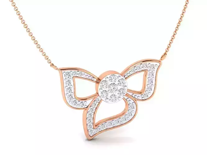 Women necklace pendant 3dm stl render detail 3D print model