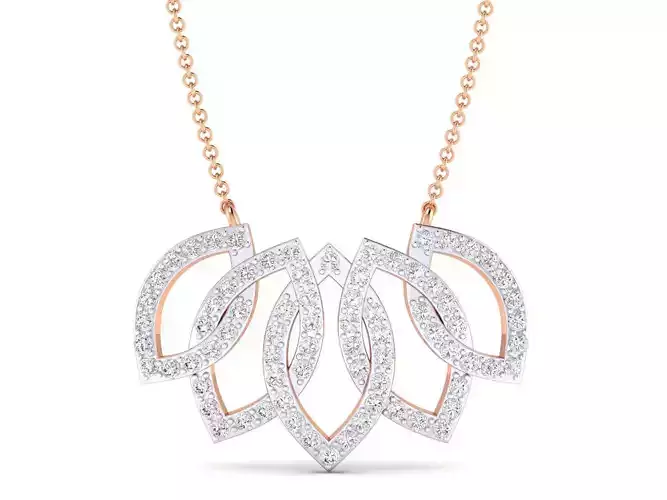 Women necklace pendant 3dm stl render detail 3D print model