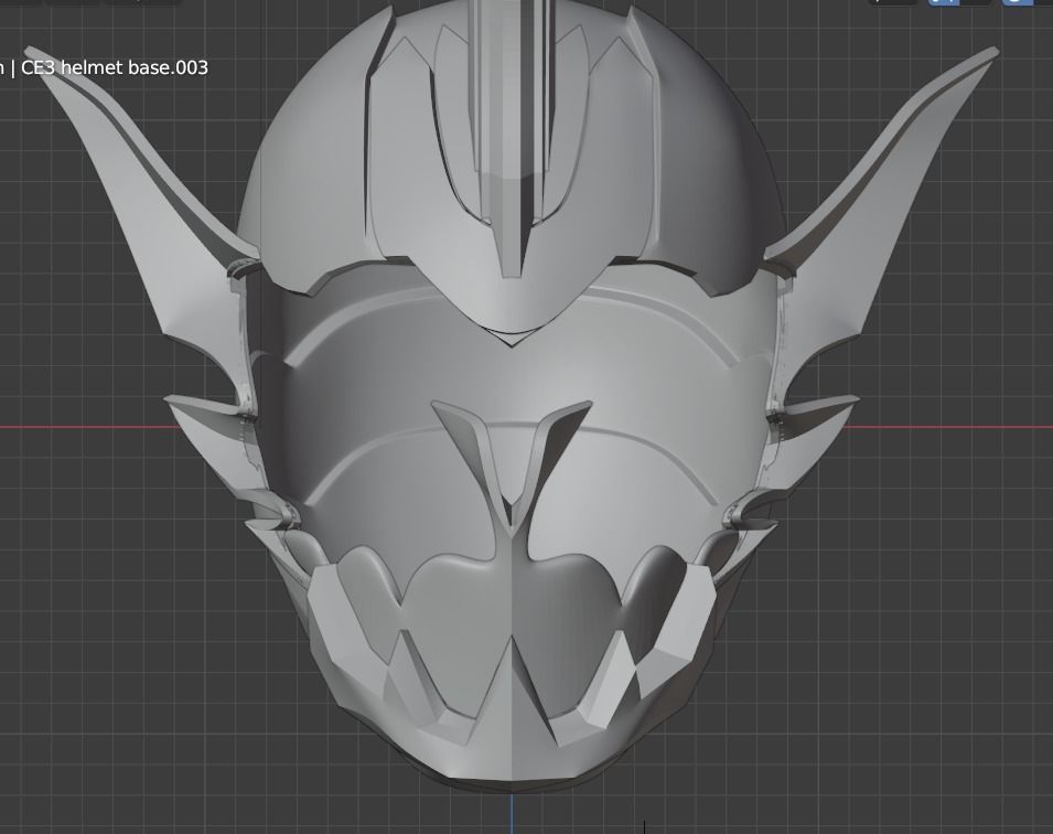 Kamen rider Calibur Jaou Dragon 3D printable cosplay Helmet 3D print model_18