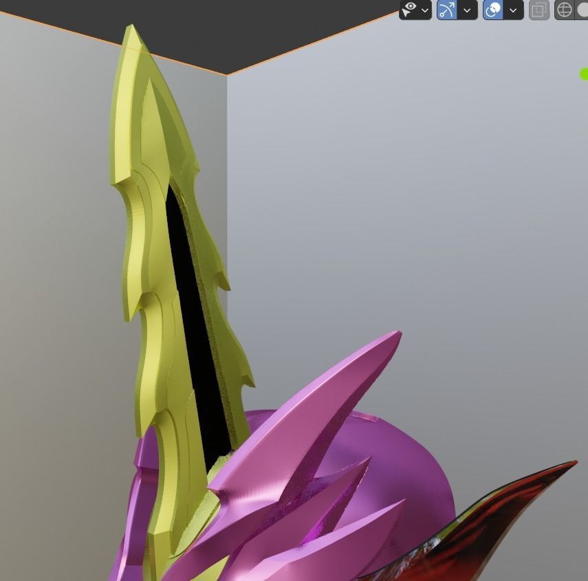 Kamen rider Calibur Jaou Dragon 3D printable cosplay Helmet 3D print model_9