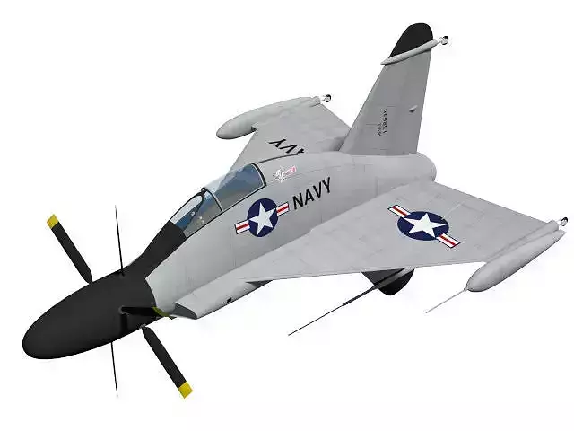 Convair XFY-1 POGO 3D model