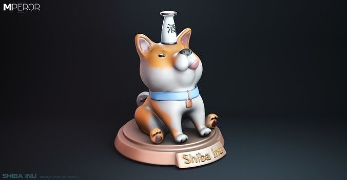 Shiba Inu 3D print model