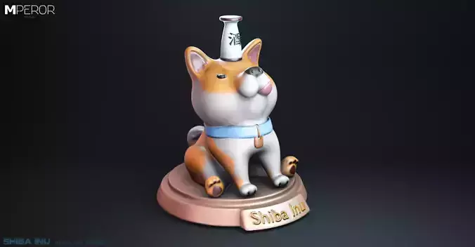 Shiba Inu 3D print model