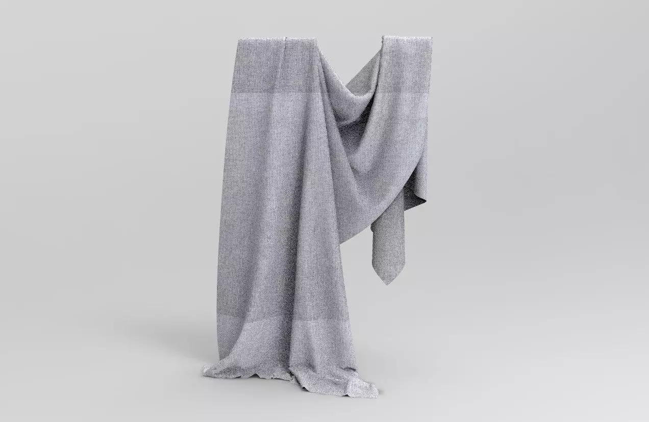 Cloth 7 scarf Low-poly 3D model_0