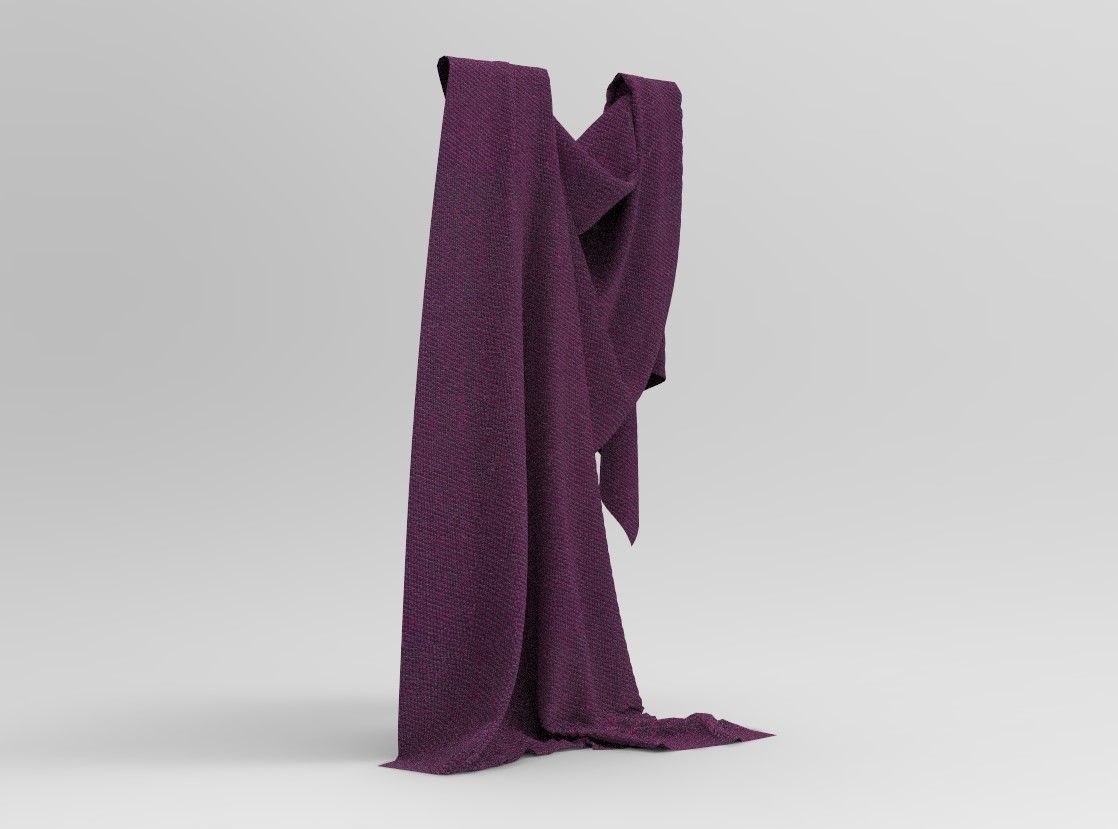 Cloth 10 Low-poly 3D model_11