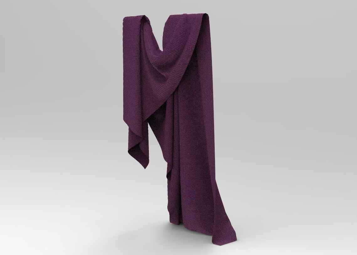 Cloth 10 Low-poly 3D model_8