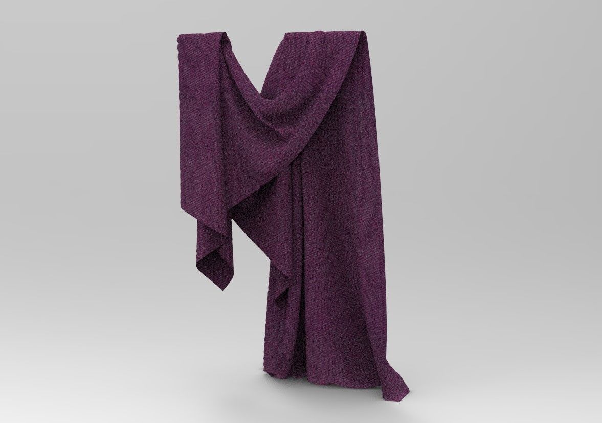 Cloth 10 Low-poly 3D model_7