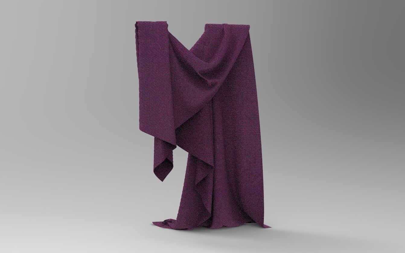 Cloth 10 Low-poly 3D model_5