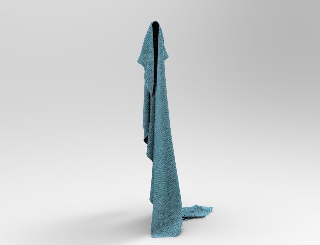 Cloth 12 Low-poly 3D model_9