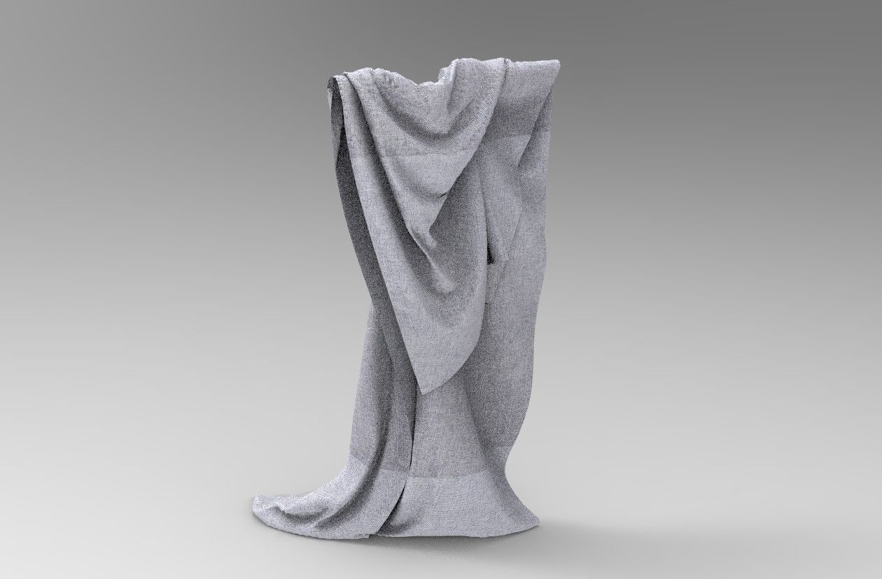 Cloth 13 Low-poly 3D model_2