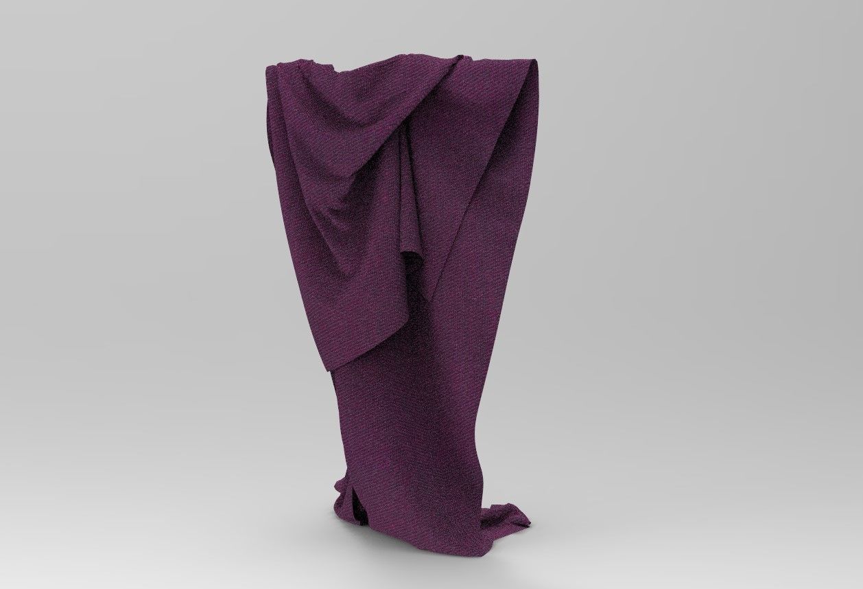 Cloth 16 Low-poly 3D model_6