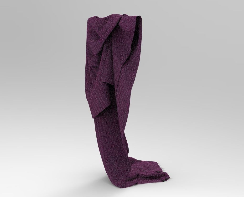 Cloth 16 Low-poly 3D model_8