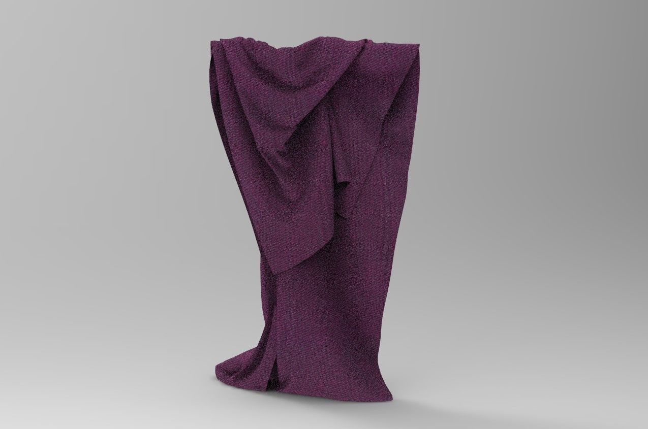 Cloth 16 Low-poly 3D model_5