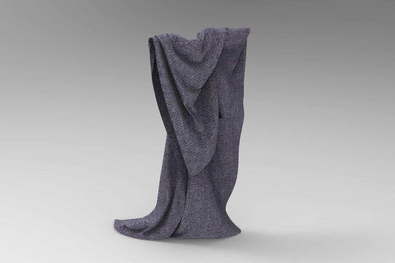 Cloth 17 Low-poly 3D model_2