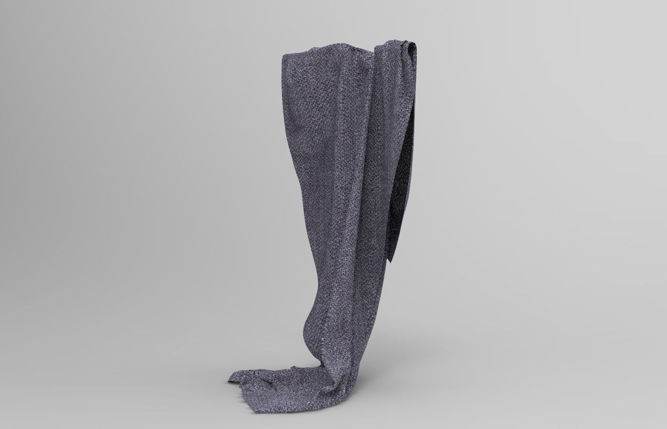 Cloth 17 Low-poly 3D model_4