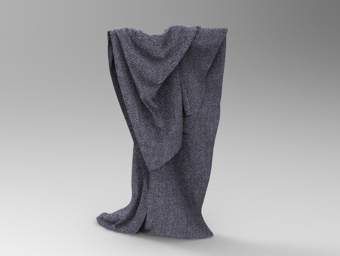 Cloth 17 Low-poly 3D model_5