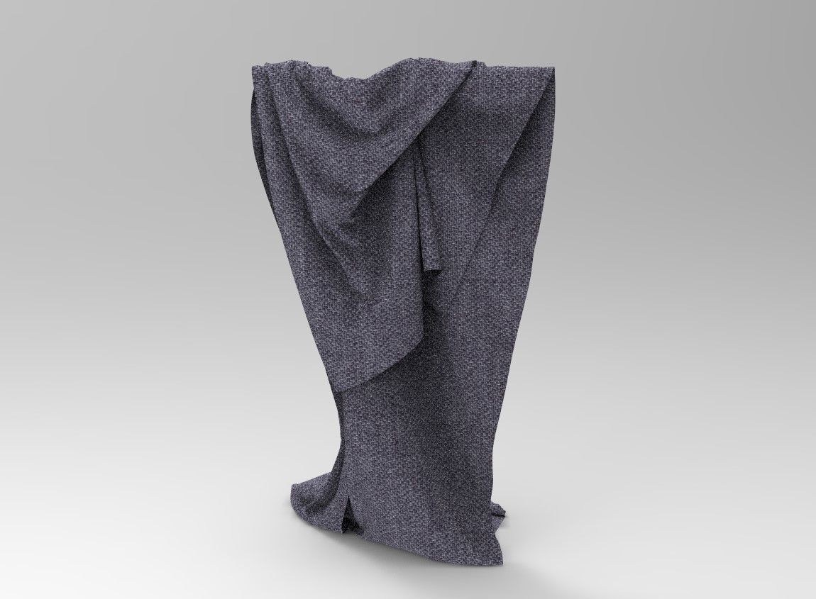 Cloth 17 Low-poly 3D model_6