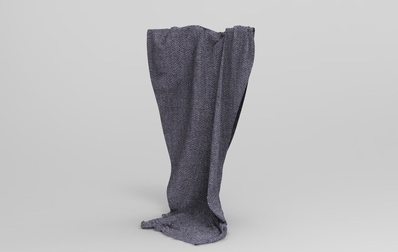 Cloth 17 Low-poly 3D model_3