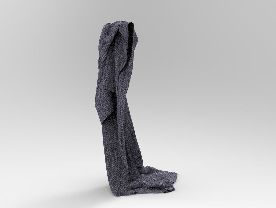 Cloth 17 Low-poly 3D model_9
