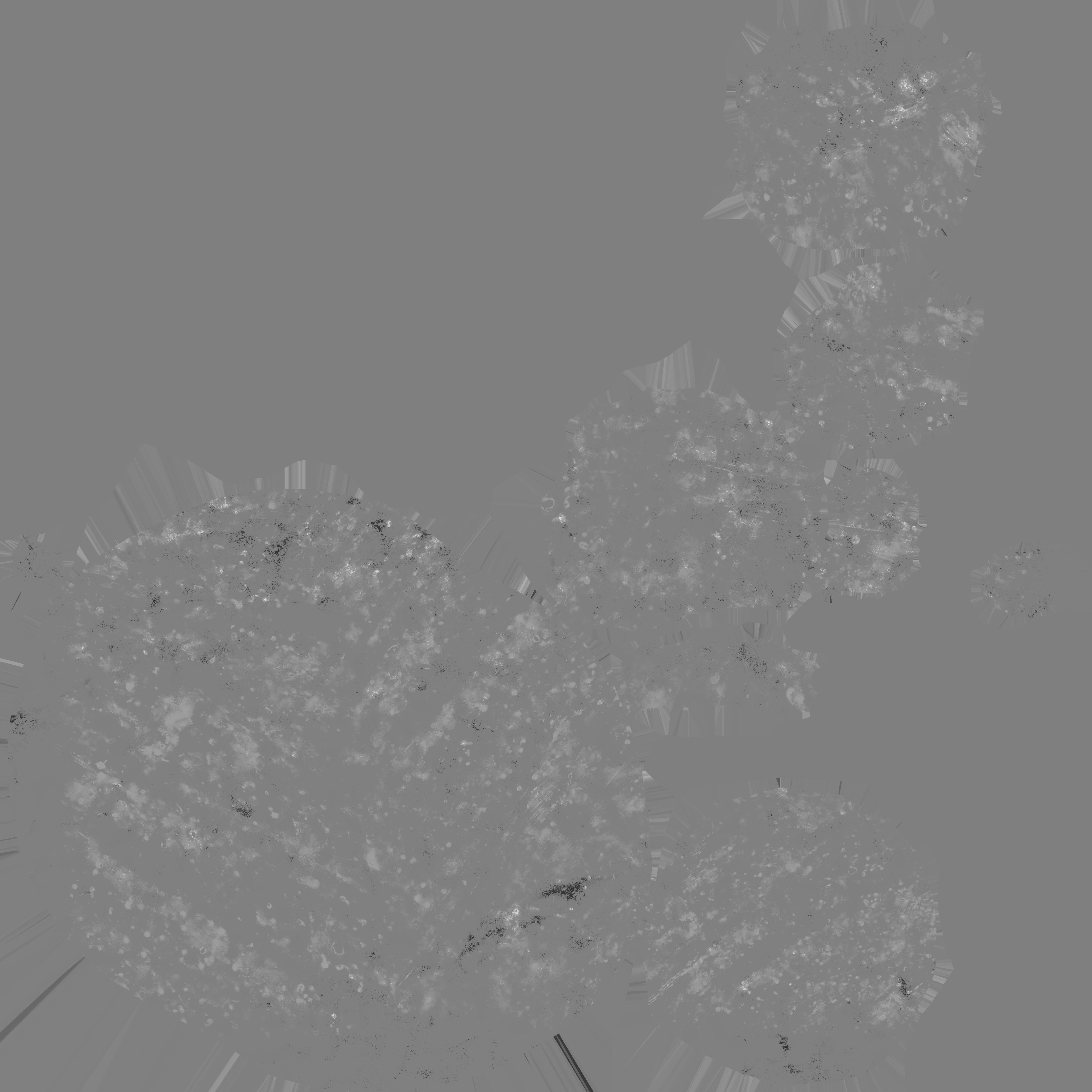 Coral silhouette of woman 3D model_1