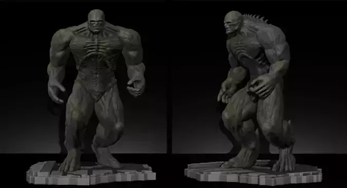 Abomination The incredible Hulk 2008 File STL for 3D Printer 3D print model