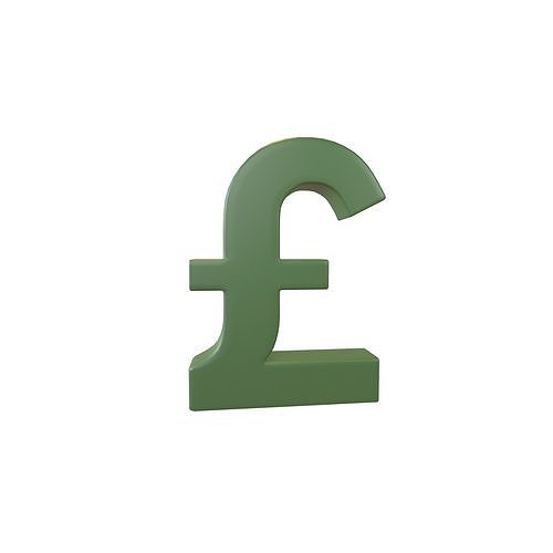Pound Symbol v2 003 Low-poly 3D model