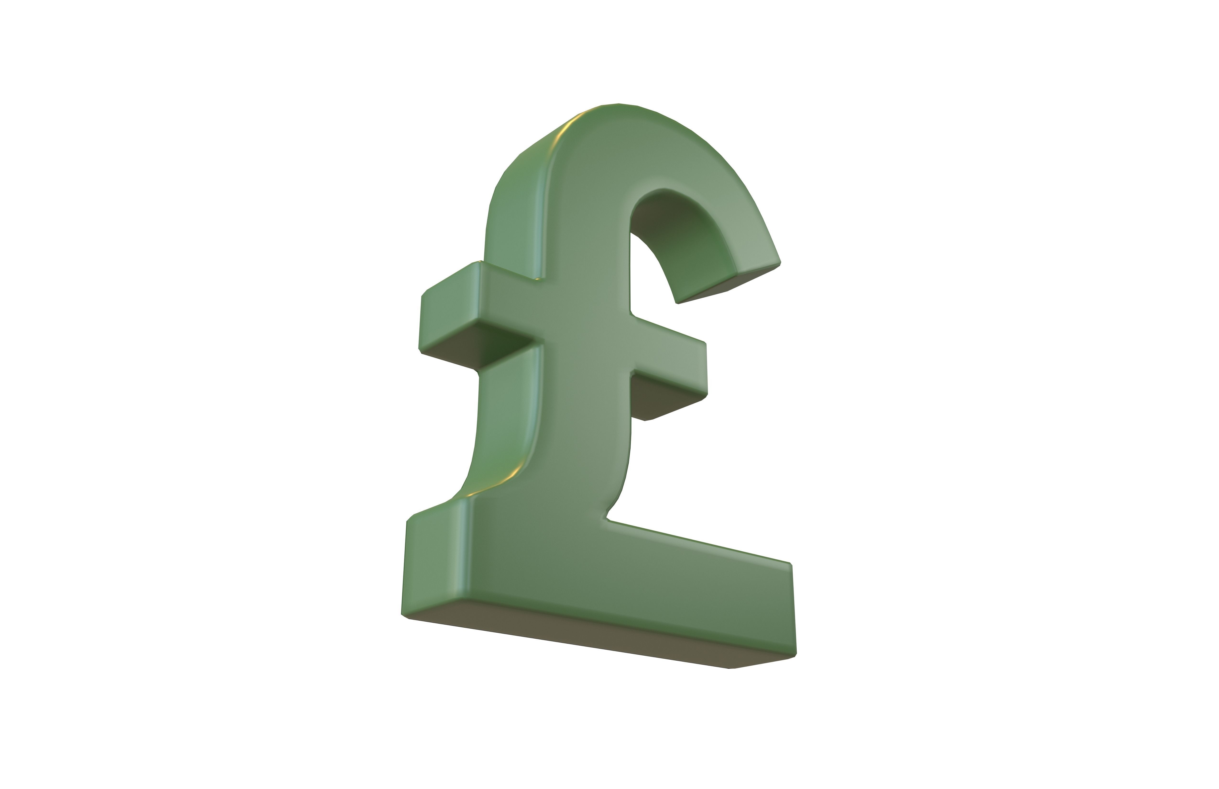 Pound Symbol v2 003 Low-poly 3D model_1