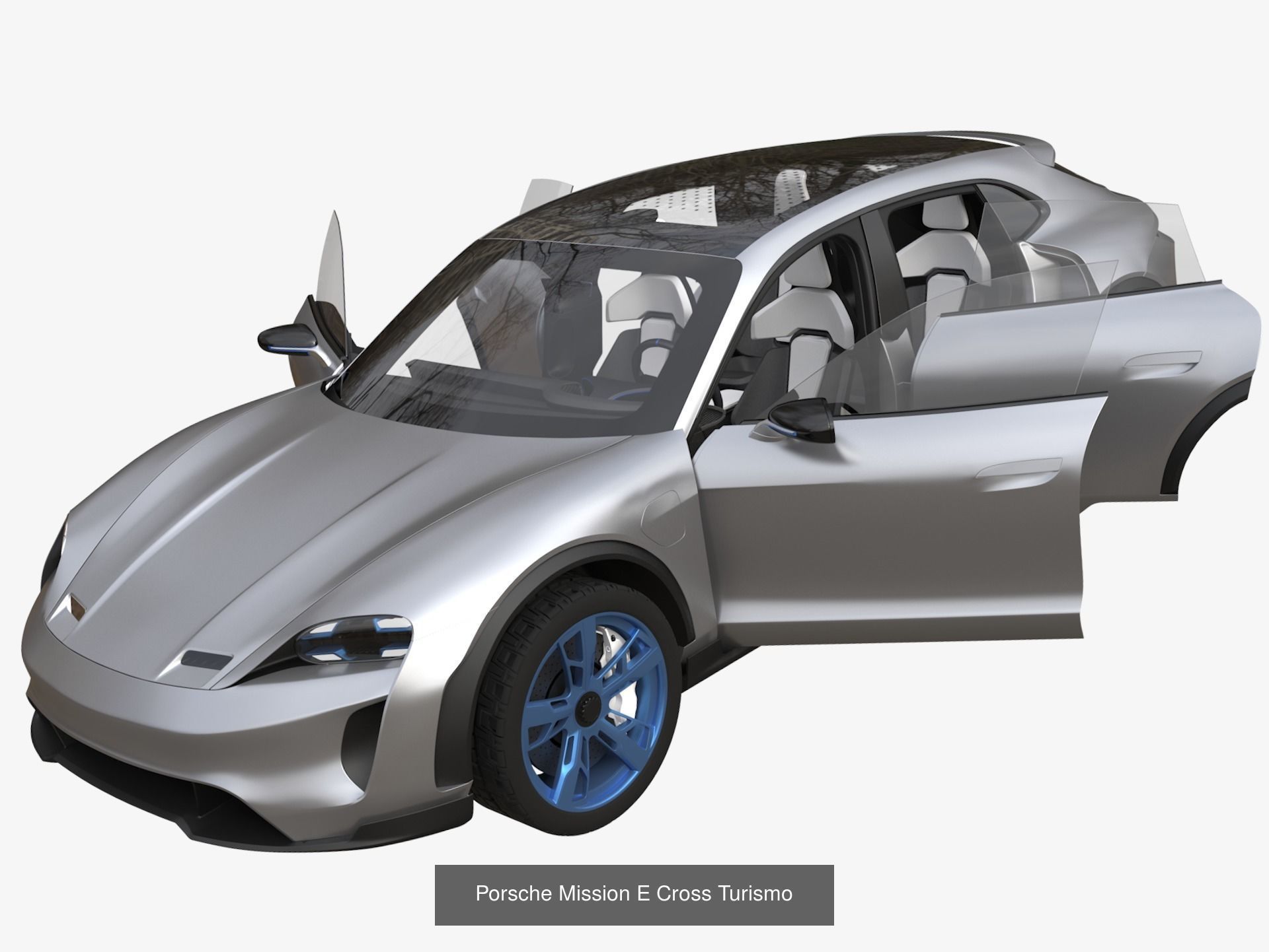 Electric cars 3D Model Collection_4