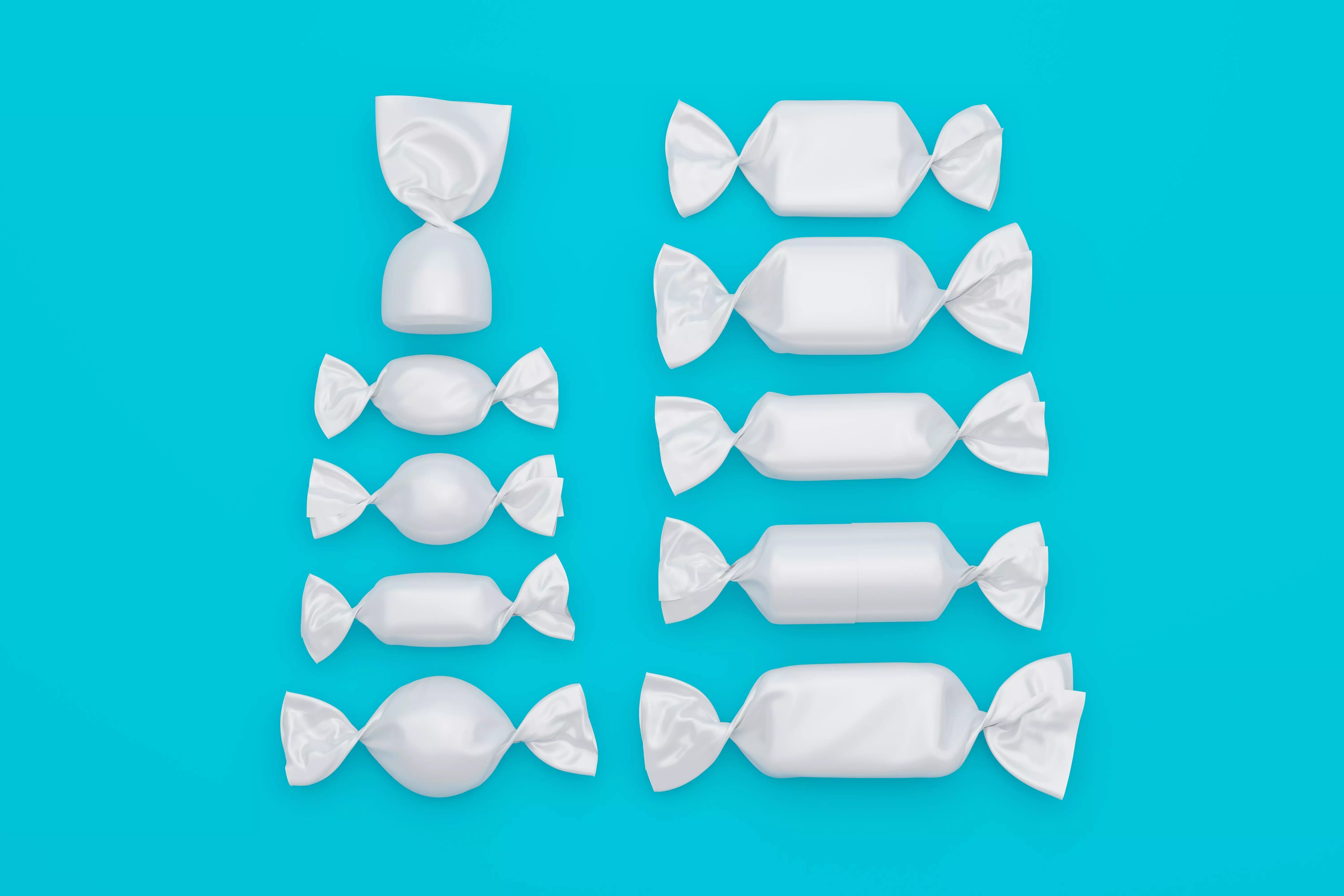 Set of 3d model sweet candy 3D model_0