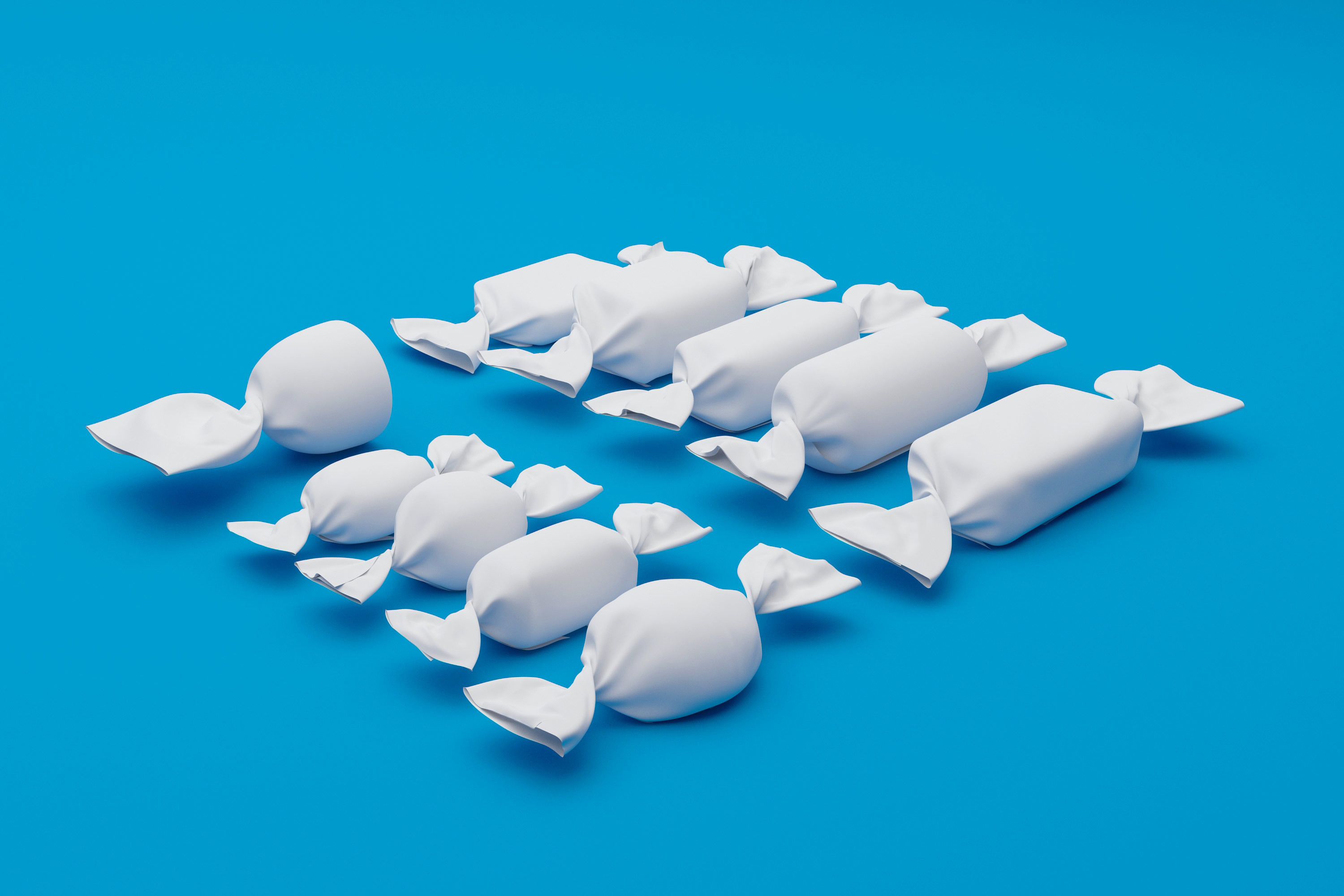 Set of 3d model sweet candy 3D model_2