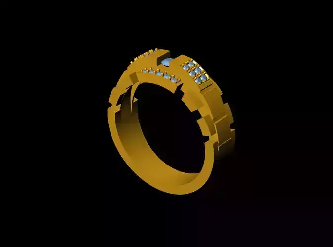 Free Ring model
