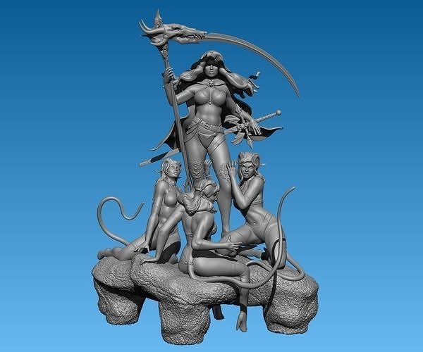 Lady Death  3D print model