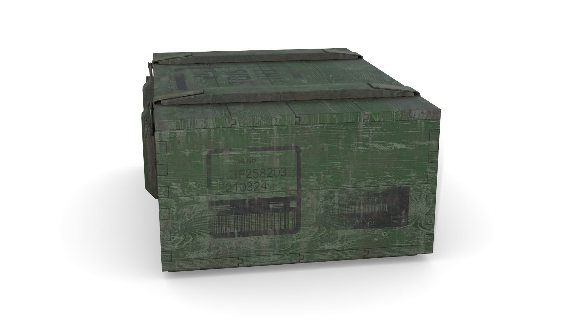 Military Case2 Low-poly 3D model_6