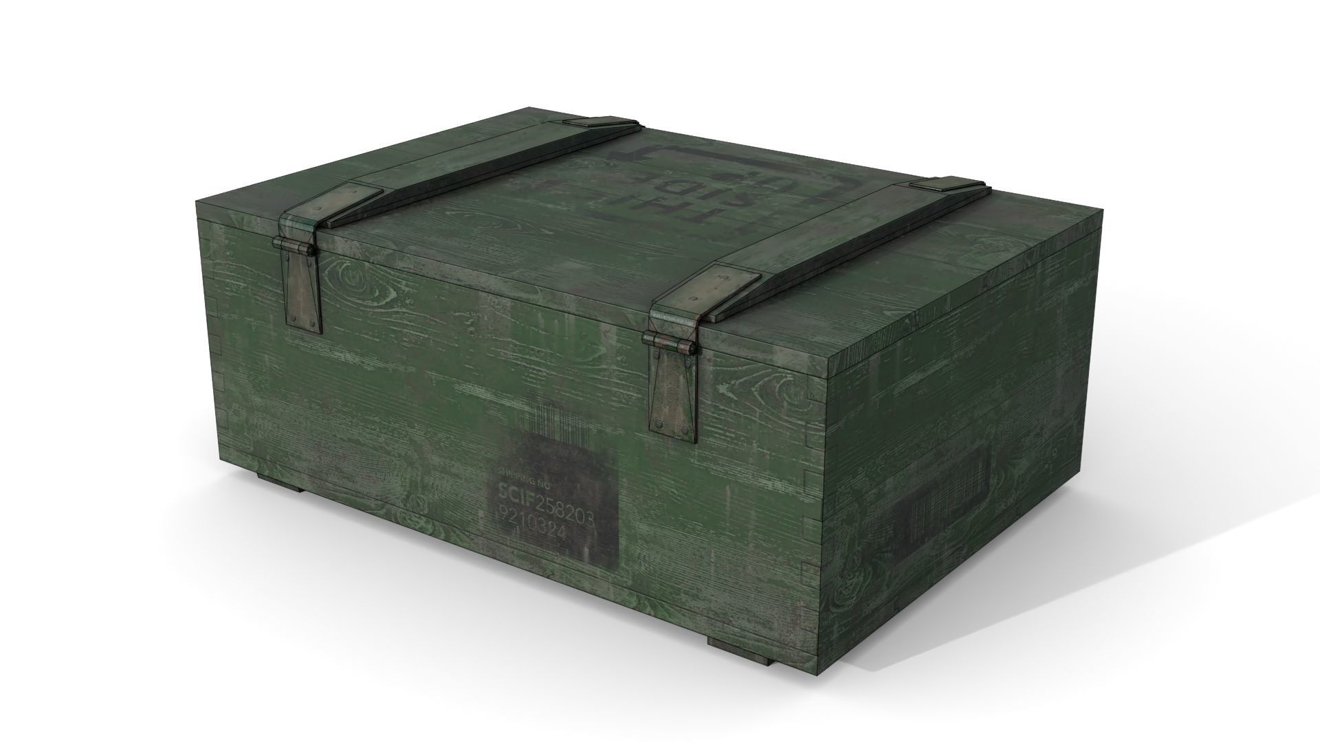 Military Case2 Low-poly 3D model_11