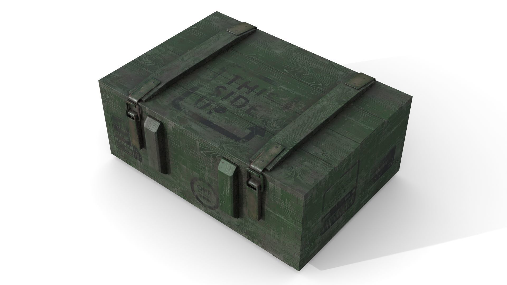 Military Case2 Low-poly 3D model_2