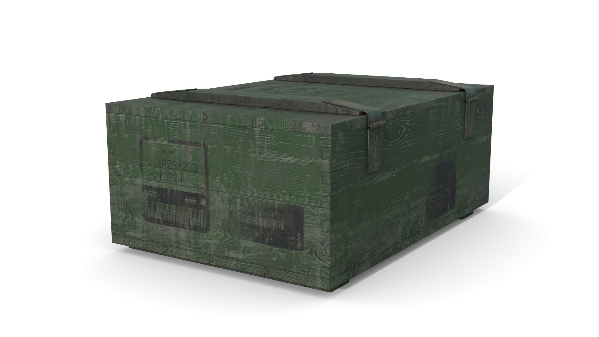 Military Case2 Low-poly 3D model_3
