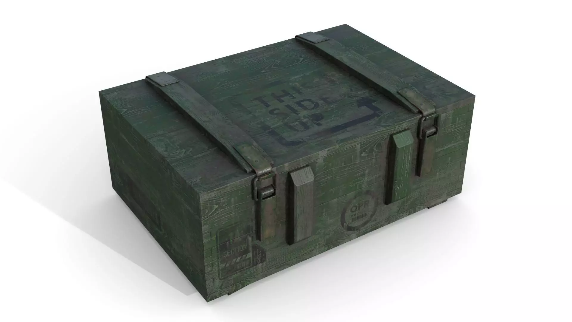 Military Case2 Low-poly 3D model_0