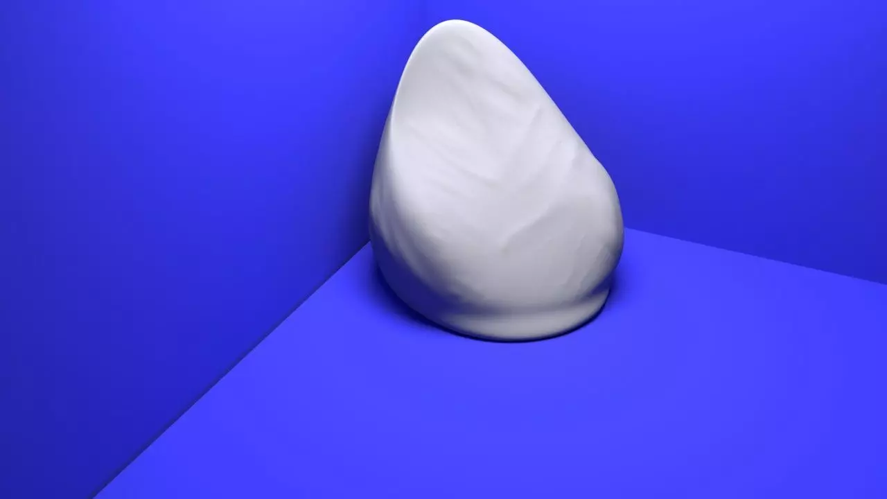 Bean Bag High Poly Free 3D model