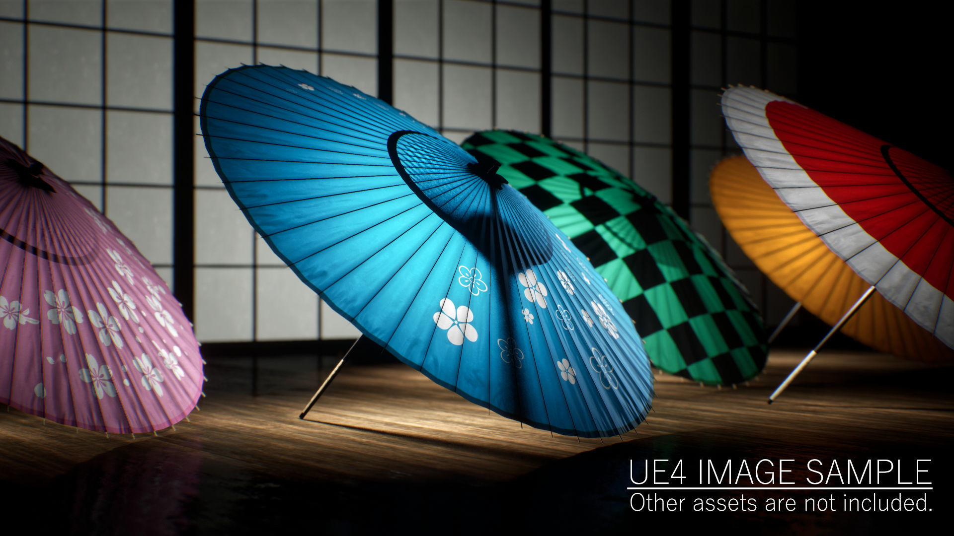 WAGASA -Japanese Umbrella- 3D model_12