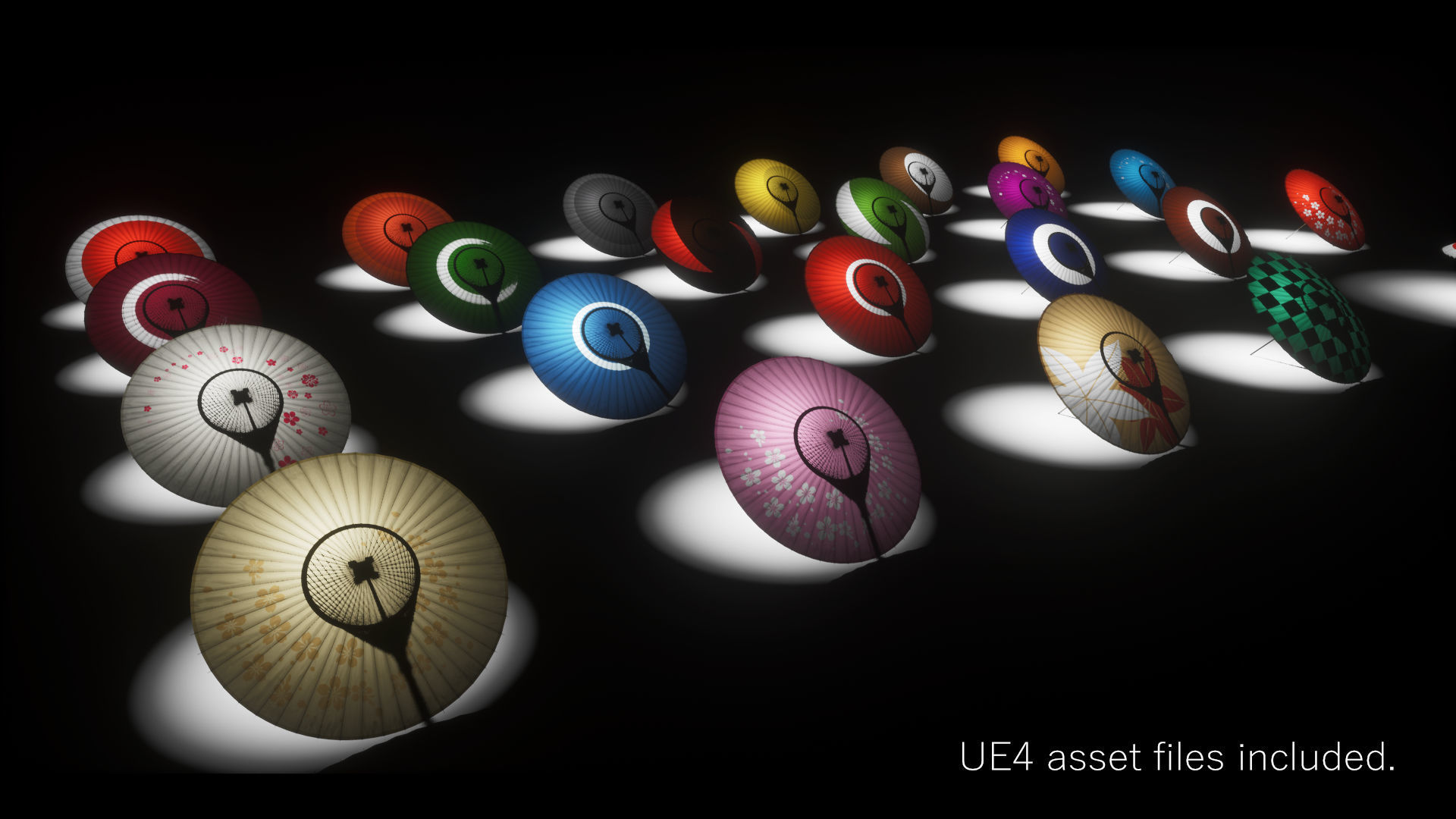 WAGASA -Japanese Umbrella- 3D model_8