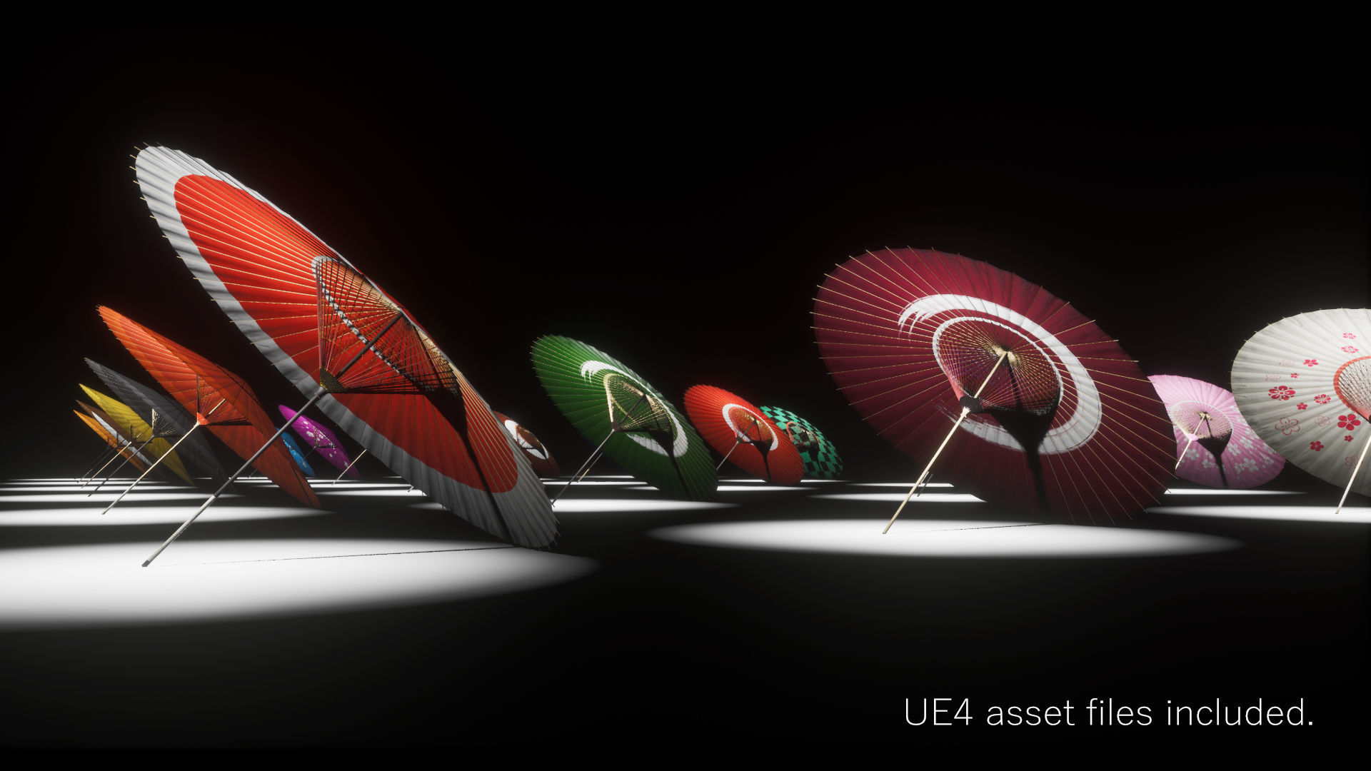 WAGASA -Japanese Umbrella- 3D model_9