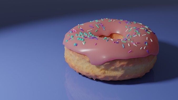 Juicy donut 3D model