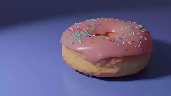 Juicy donut 3D model