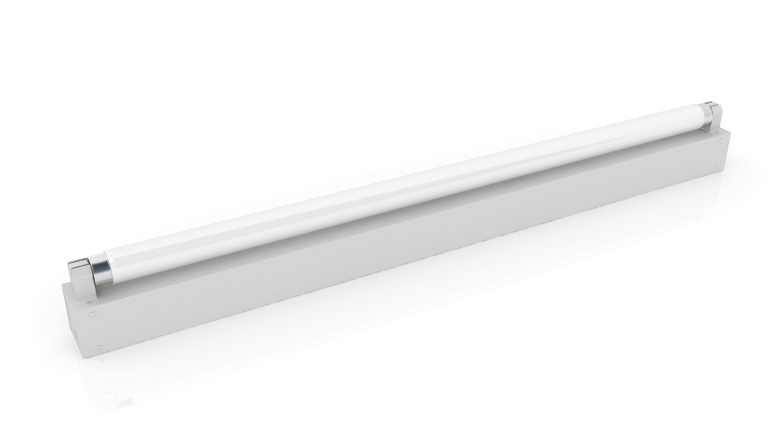 Fluorescent Fixture 3D model_3