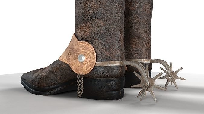 Cow Boy shoe 3D model